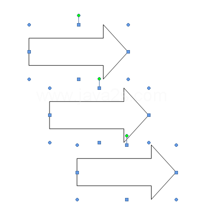 Select the shapes you want to arrange.