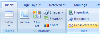 Using cross-references 