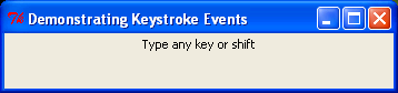 Binding keys to keyboard events.