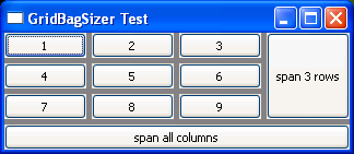 Panel layout