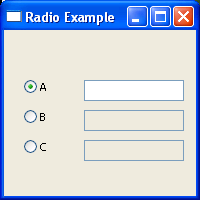 RadioButton and text control