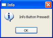 Show information dialog