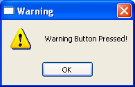 Show warning dialog