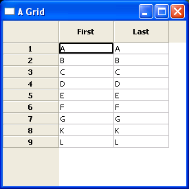 Simple grid