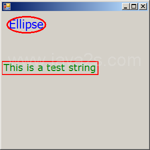 Measure string and draw string