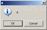 MessageBox with OK, Cancel button and Information