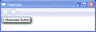 A Shadowed Button with DropShadowBitmapEffect