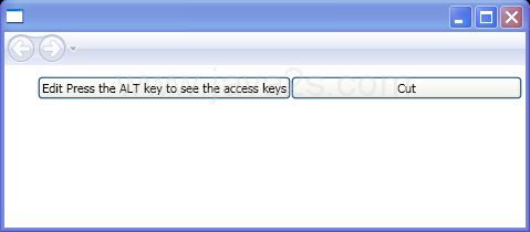 AccessText element adds access keys to controls.(how to specify the access key)