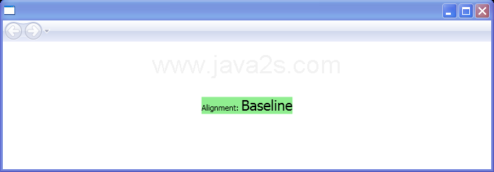 BaselineAlignment: Baseline