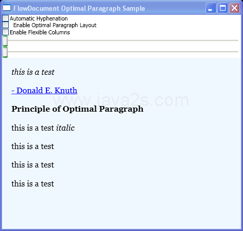 Change FlowDocument Width and Height