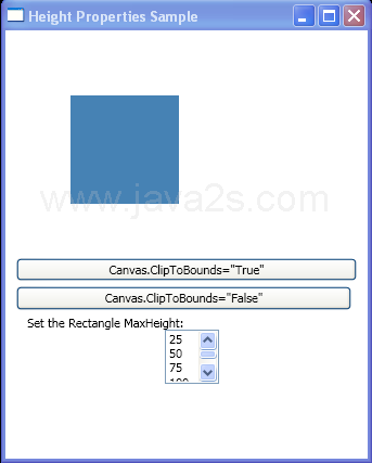 Change MaxHeight