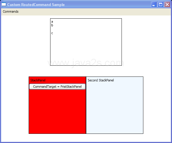 Create a custom RoutedCommand, the CommandBinding objects, and the KeyBinding objects in code.