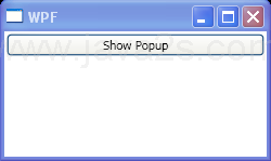 Create Popup mock in Xaml