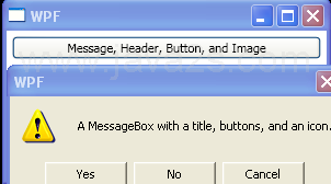 Customize Message, Header, Button, and Image for MessageBox