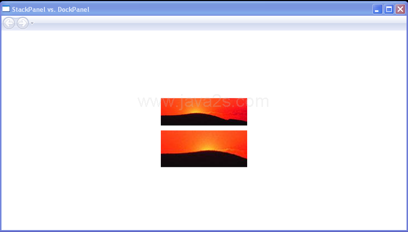 Differences of StackPanel and DockPanel