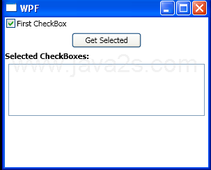 Handle CheckBox checked events