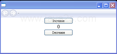 RepeatButtons have their delay properties set to 500 milliseconds and their interval properties set to 100.