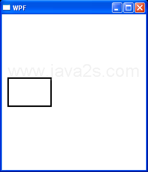 Set Stroke, StrokeThickness for Rectangle