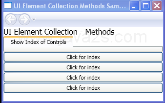 Show Index of Controls