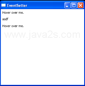 Use EventSetter to add mouse event handler