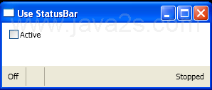WPF Use Status Bar